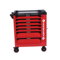 2020 popular 7 drawers tool trolley with side door in Europe Market-1