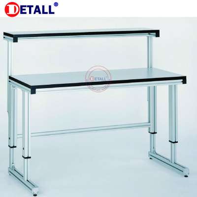 Detall aluminium modular workstation height adjustable workbench