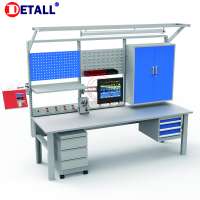 Mechanical steel tool work bench with bench vice for sale