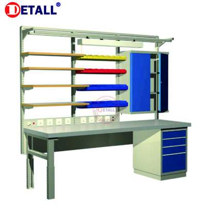 Detall Mechanical 96inch heavy duty workbench Durability esd table work tables for electronics