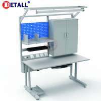 Factory electronic assembly table for cell phone manufacture (Detall)