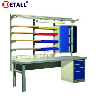 heavy duty drawer workbench with led light