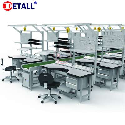 Detall - ESD mobile phone assembly table line CE certificated