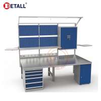 (DETALL) Multifunctional height adjustable workbench DIY