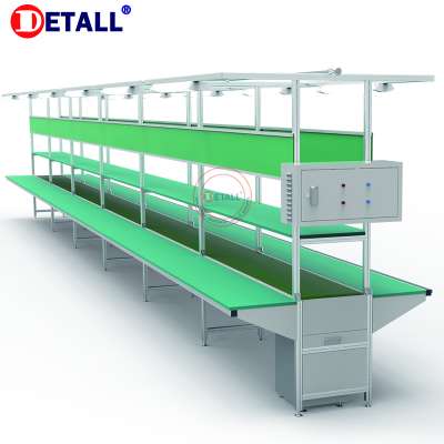 Detall-Customized High Quality anti static conveyer belt with workbench