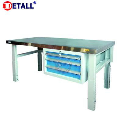 Detall- stainless steel work tables and benches