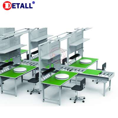 Detall- roller table conveyor for factory workshop used