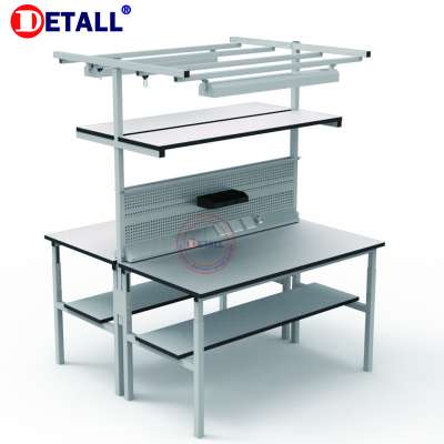 Detall electrical test bench for electronics factory