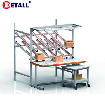 steel first in first out storage rack powder coated shelf for racks gear carton flow rack