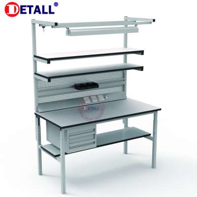 Detall- Steel Mobile Workbench Cabinet Shuttle Worktable Phone Repair Table