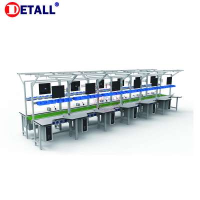 Adjustable Height Wooden Esd Electronic Independent Worktable Production Line