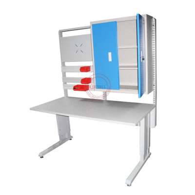 ESD lab woodworking benches with cold rolled steel leg