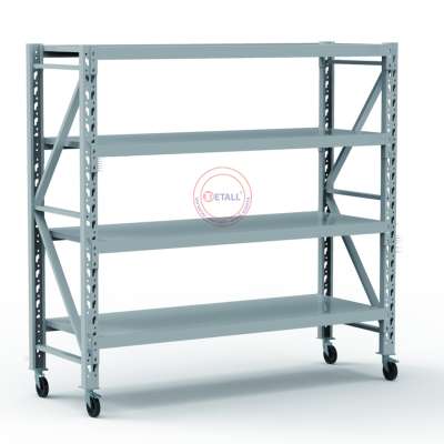 Detall cold roll steel storage racks warehouse storage shelf